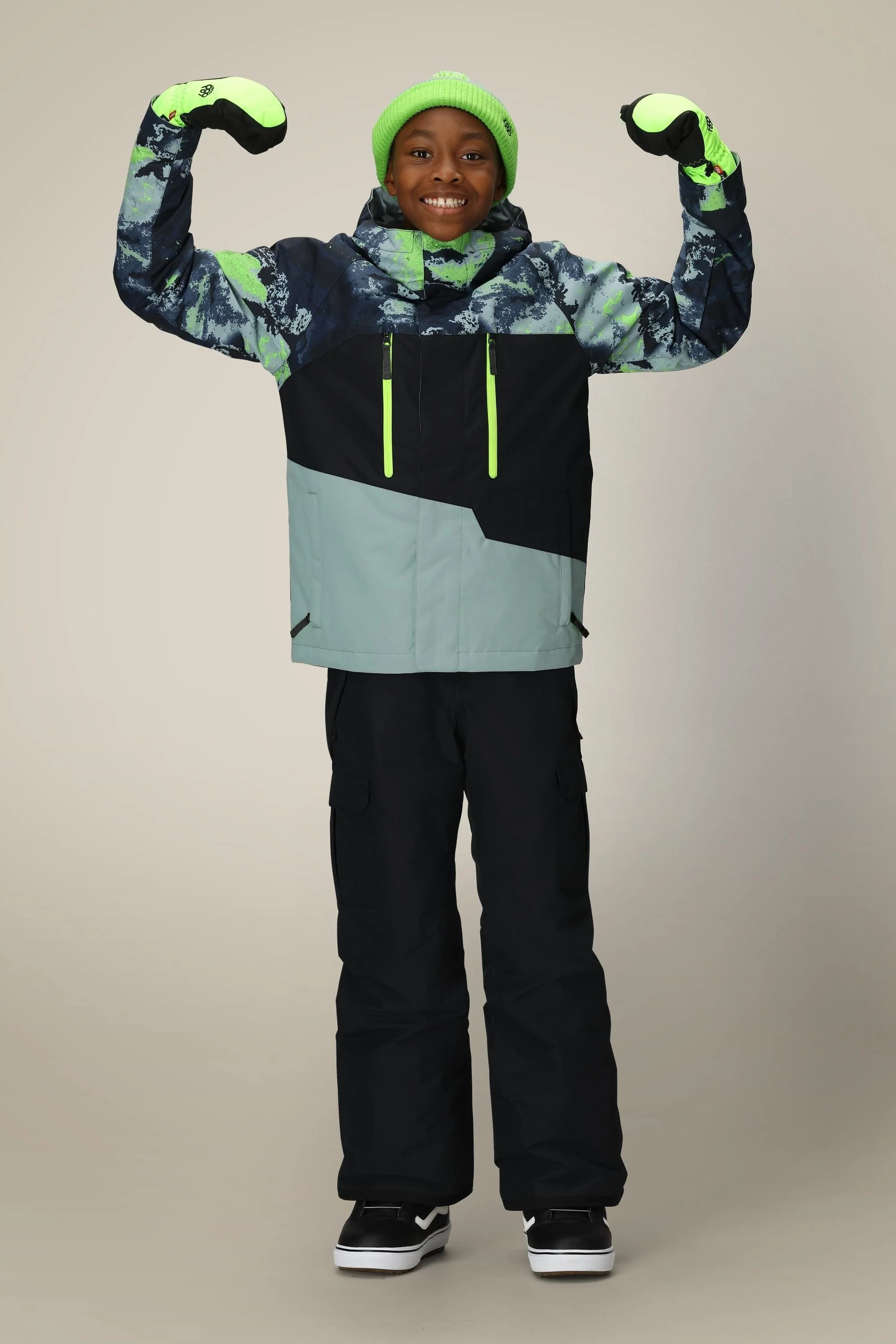 686 Boys' Geo™ Insulated Jacket - Image 4