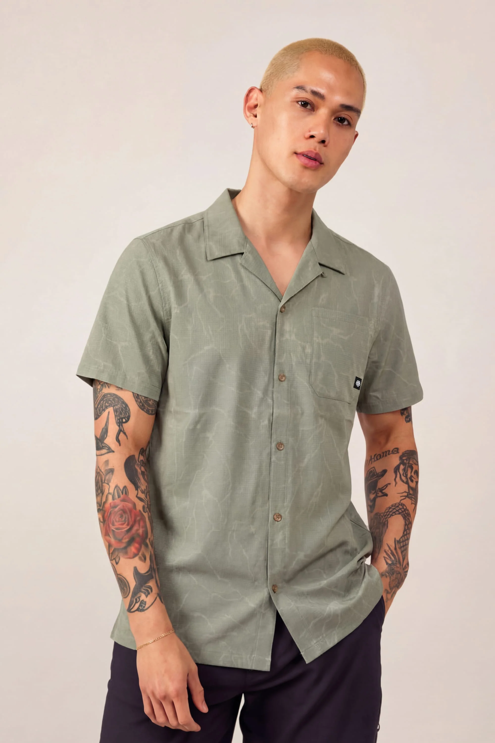 686 Men's Nomad Perforated Button Down Shirt - Image 5