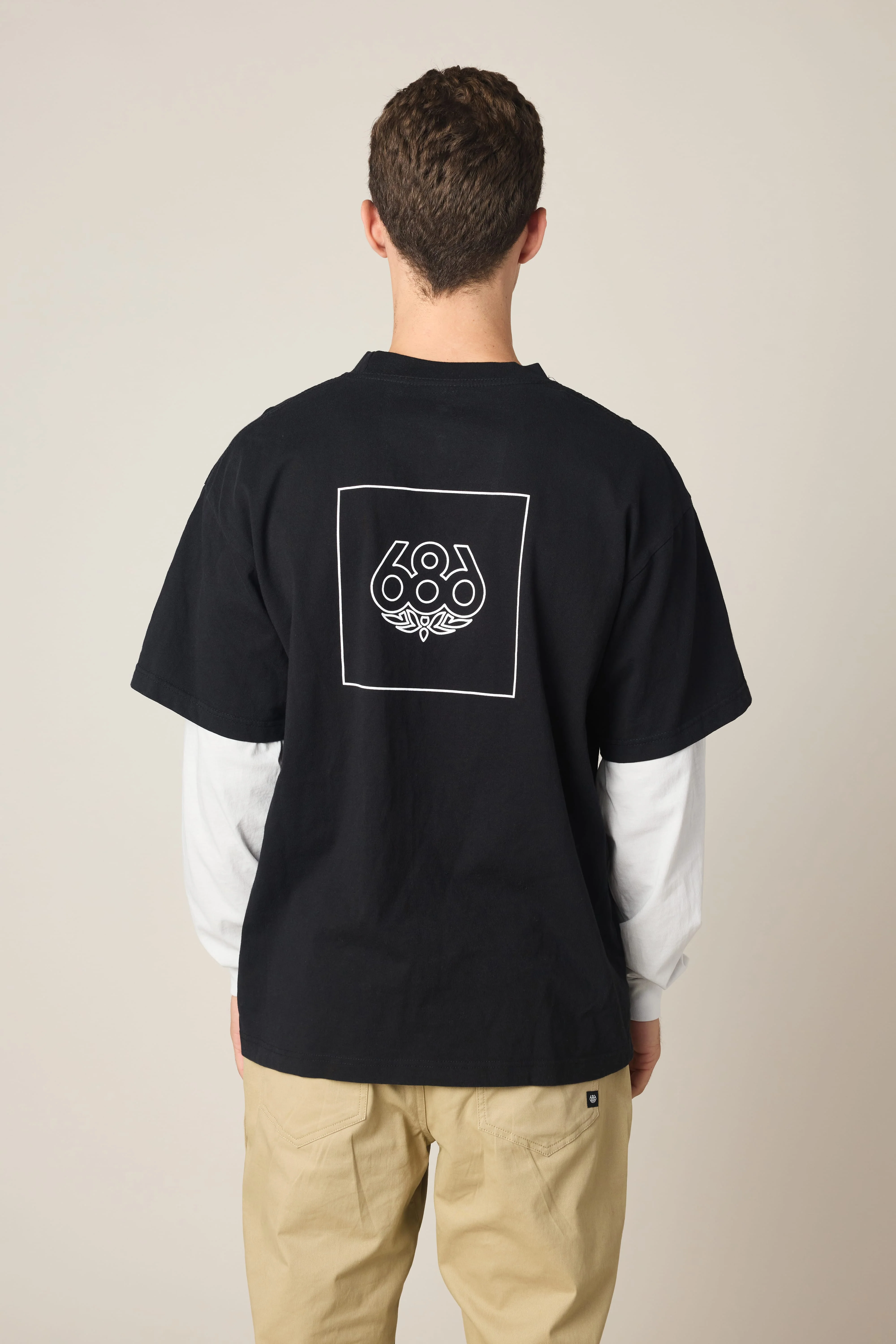 686 Wordmark Relaxed 2fer LS Tee - Image 2