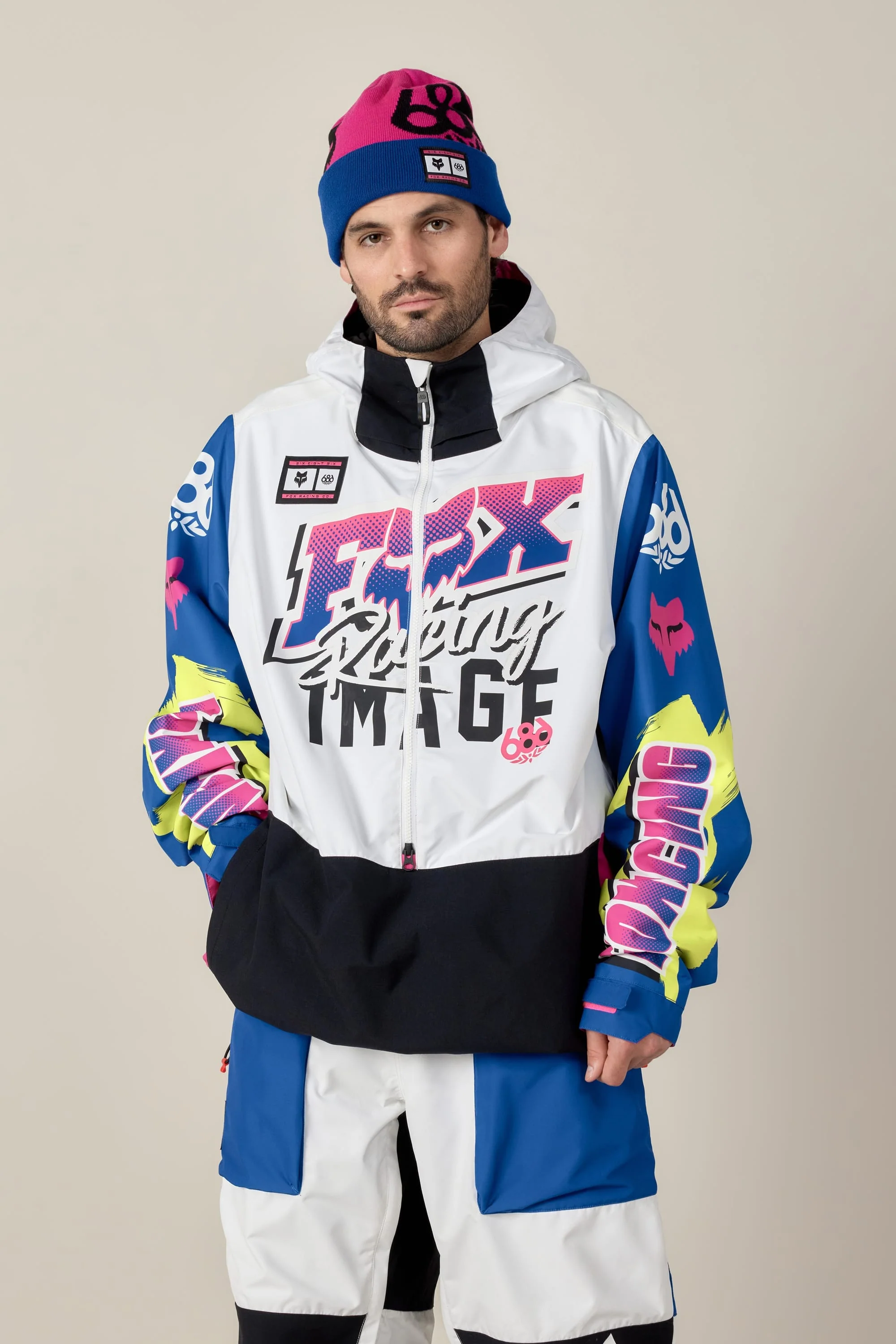 686 Men's Fox Racing Shell Anorak - Image 4