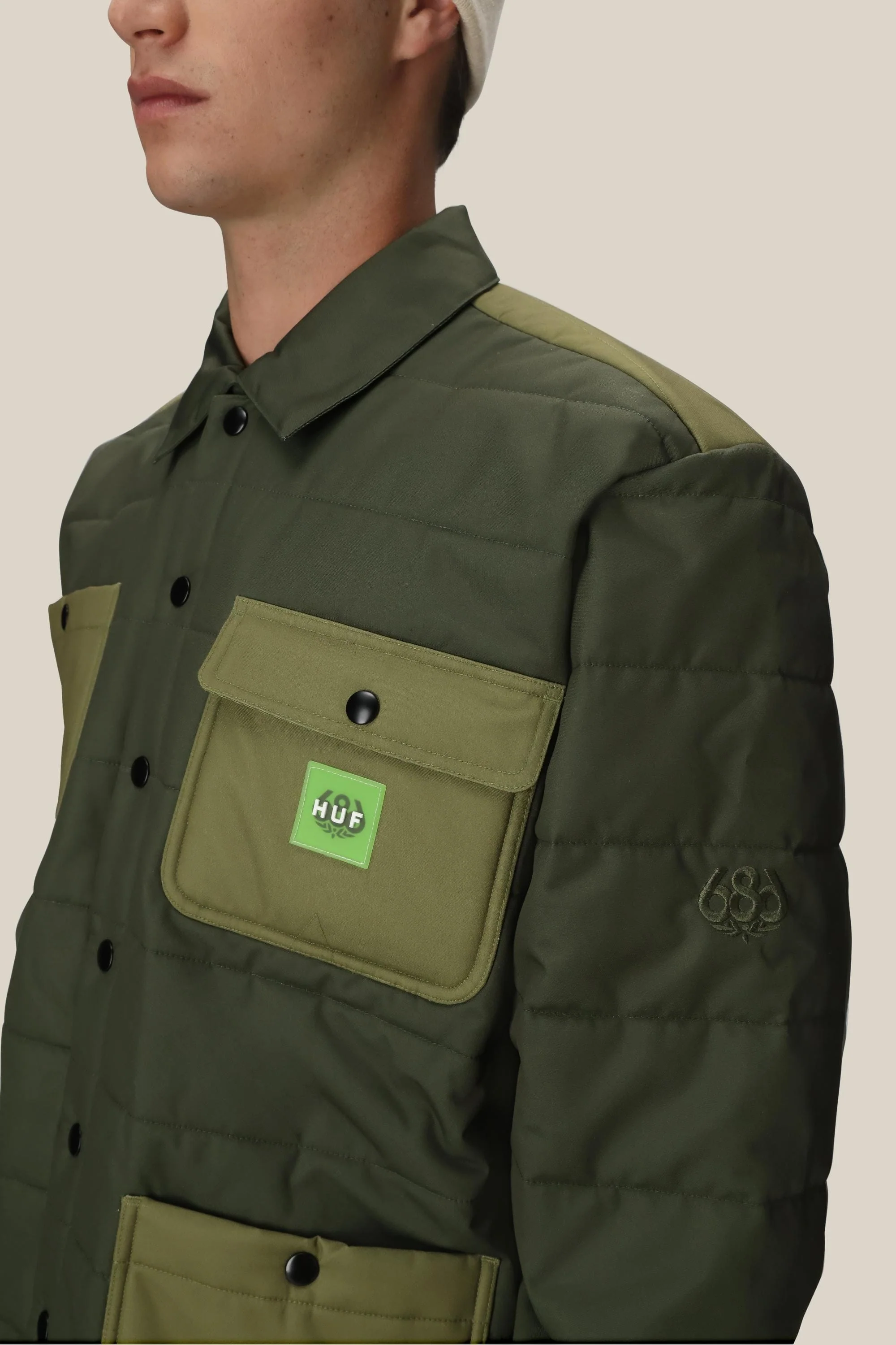 686 Men's HUF Puffer Insulated Jacket - Image 4