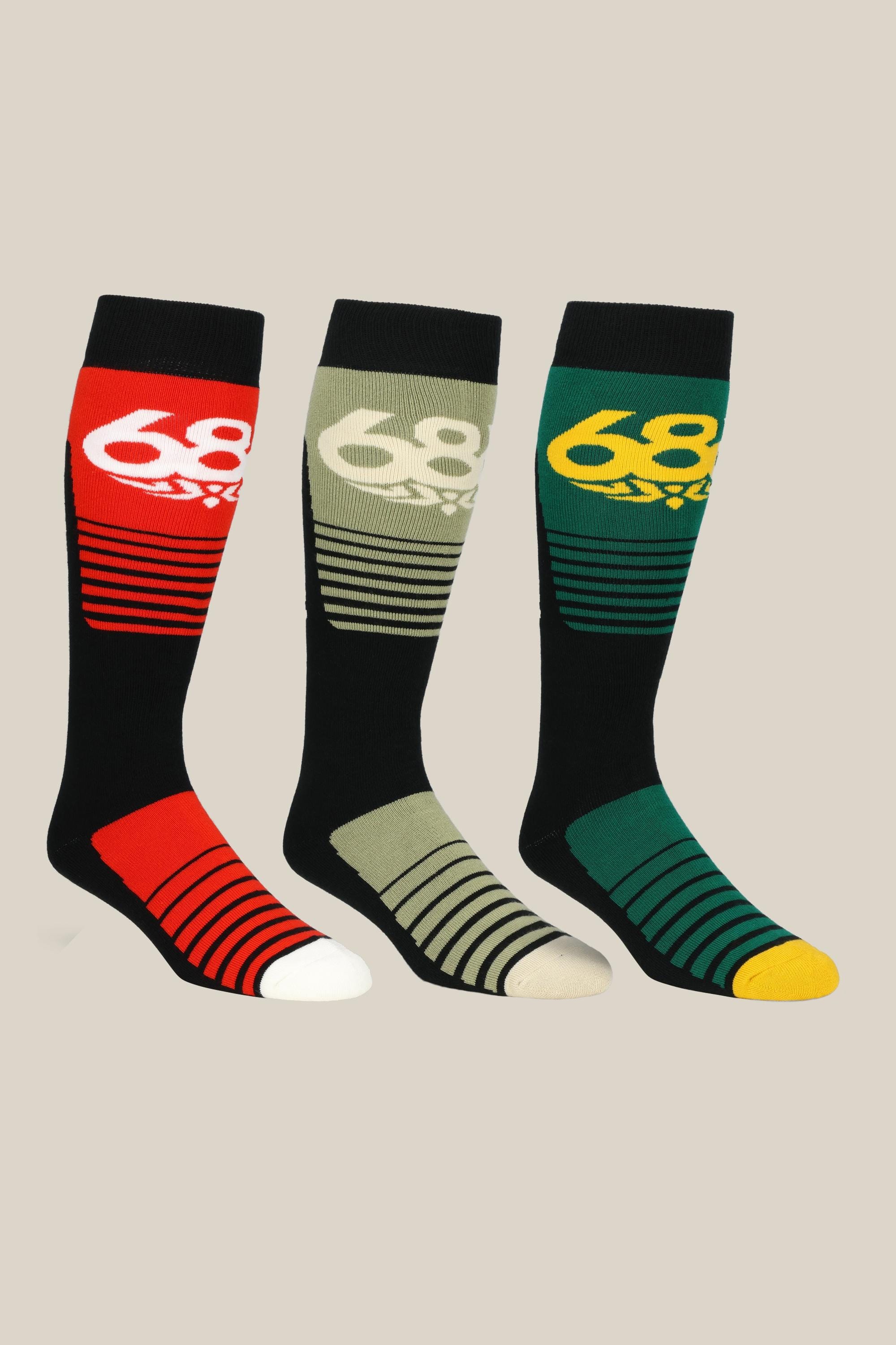 686 Men's Moto Socks - 3 Pack